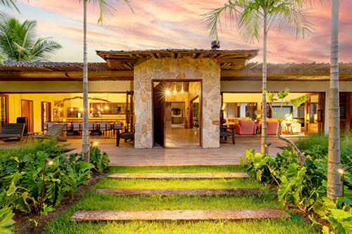 Luxury Trancoso House Entrance